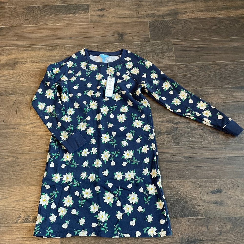 Draper James Sweatshirt Dress in Magnolia